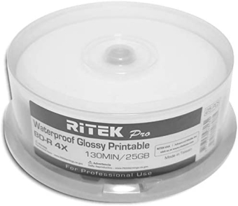 DVD-R Disk 4,7 Gb 8X  (50 pack) Ritek water wave (5z)
