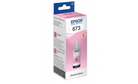 Контейнер с чернилами (C13T67364A) №673 light magenta EPSON L800 70ml Original