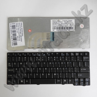 Клавиатура для ноутбука ACER aspire one A150/D150/D250/ZG5/531H (ACR7-US-BLACK-A), черная, англ.