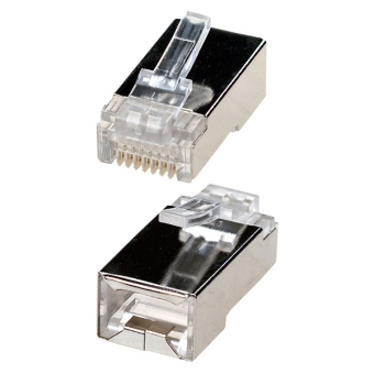 Разъем RJ45 (TP-10P10C) (cat.5e) экранированный