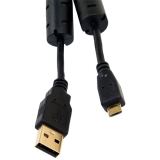 USB08-06PRO Кабель Defender USB 2.0 AM-microB (5pin), 1.8m, зол. контакты, фер. фильтры, box-60 87442