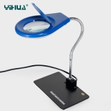 Лампа-Лупа настольная с LED подсветкой Yihua 628A LED (90ММ) (с подставкой)