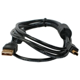 USB07-06PRO Кабель Defender USB 2.0 AM-miniB (5pin), 1.8m, зол. контакты, фер. фильтры, box-60 87423