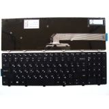 Клавиатура для ноутбука DELL Inspiron 15-3000/15-5000/3541/5542 черная, англ.