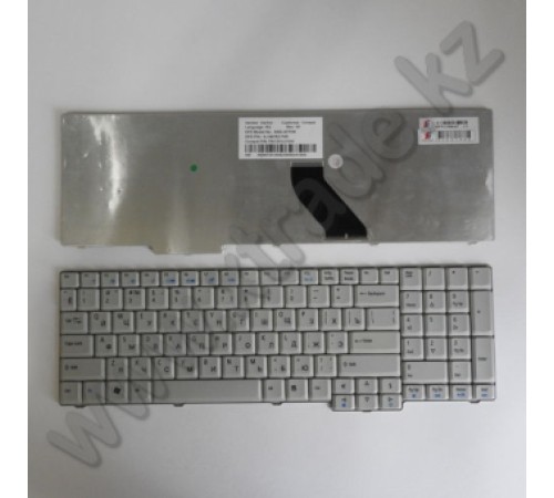 Клавиатура для ноутбука ACER Aspire 9400/9300/9410/9420/7000/7110/7710/7520/5235/5335/ 5535/5735/65292/TravelMate 7320/7720/7720G, серая, рус. Клавиатура для ноутбука ACER Aspire 9400/9300/9410/9420/7000/7110/7710/7520/5235/5335/ 5535/5735/65292/TravelMate 7320/7720/7720G, серая, рус.