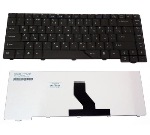 Клавиатура для ноутбука ACER Aspire 9400/9300/9410/9420/7000/7110/7710/7520/5235/5335/ 5535/5735/65292/TravelMate 7320/7720/7720G, белая , рус.