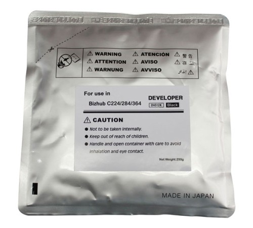 Девелопер (DV512) black 210гр для KONICA MINOLTA C224 / 284 / 364 Девелопер (DV512) black 210гр для KONICA MINOLTA C224 / 284 / 364