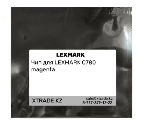 Чип для LEXMARK C780 magenta