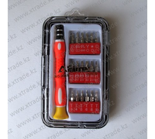 Отвертка mini 19 насадок набор (3049) Отвертка mini 19 насадок набор (3049)