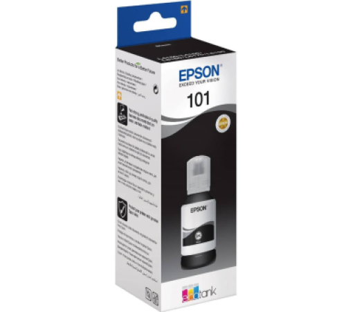 Контейнер с чернилами  №101 black EPSON EcoTank - L4150/ L4160/ L6160/ L6170 127ml. ОЕМ