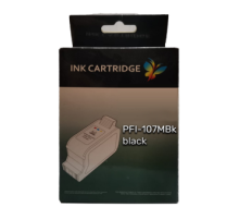 Картридж (PFI-107MBk) black для CANON image PROGRAF iPF670 / iPF680 / iPF685 / iPF770 / iPF780 / PF785 130 мл OEM
