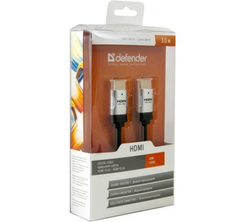 HDMI-10PRO Кабель Defender HDMI(M)-HDMI(M), 3.0м (ver 1.4), box-40 87434 HDMI-10PRO Кабель Defender HDMI(M)-HDMI(M), 3.0м (ver 1.4), box-40 87434