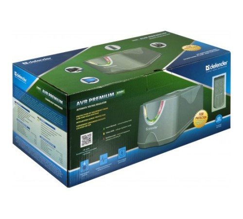 Сетевой стабилизатор Defender AVR Premium 1000i/500W (вых роз.: 4 с з-змл; вх 150-280В), box-4 (99027) Сетевой стабилизатор Defender AVR Premium 1000i/500W (вых роз.: 4 с з-змл; вх 150-280В), box-4 (99027)