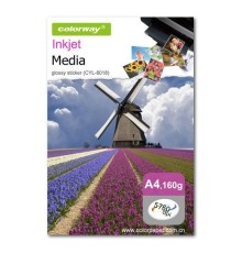 160g А4 100л бумага COLORWAY Глянцевый стикер (GSR) (CYL-8018) 64,5*47mm