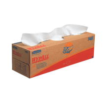 (Kimberly-Clark WypAll® Plus L40) Салфетки в коробке с дозатором повышенной прочности, рассчитанные на интенсивное использование. Дозатор на крышке коробки позволяет вынимать салфетки по одной 25,4смx40,6см.  (100шт./уп.) KATUN (5790)
