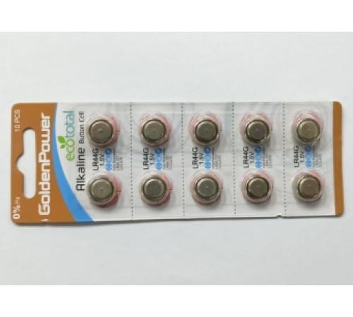 Батарейка LR44 GOLDEN POWER (1,5V/357/G13/A76)
