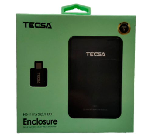 Корпус для жесткого диска SSD с адаптером Tecsa  С ФЛЕШКОЙ