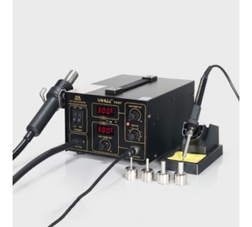 Паяльная станция Yihua-952D+ (фен+паяльник). Паяльная станция Yihua-952D+ (фен+паяльник).