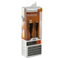 USB07-06PRO Кабель Defender USB 2.0 AM-miniB (5pin), 1.8m, зол. контакты, фер. фильтры, box-60 87423