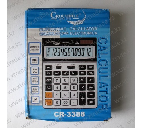Калькулятор Crocodile CR-3388 Калькулятор Crocodile CR-3388