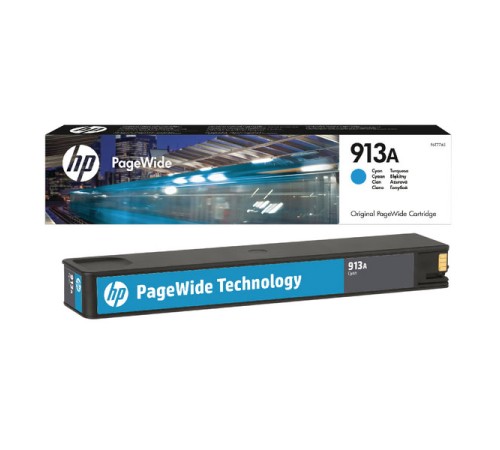 Картридж №913A F6T77AE cyan для HP PageWide 377dw/352dw/PageWide Pro 477dw/452dw Original Картридж №913A F6T77AE cyan для HP PageWide 377dw/352dw/PageWide Pro 477dw/452dw Original