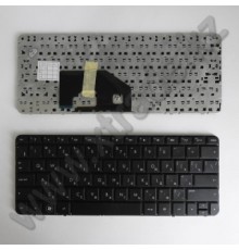 Клавиатура для ноутбука HP MINI 210/220 (HCQ45-RU-BLACK-A), черная, рус.
