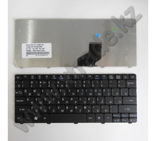 Клавиатура для ноутбука ACER AS ONE 532H / D260 / D270 (ACR12-RU-BLACK-A), черная, рус. Клавиатура для ноутбука ACER AS ONE 532H / D260 / D270 (ACR12-RU-BLACK-A), черная, рус.