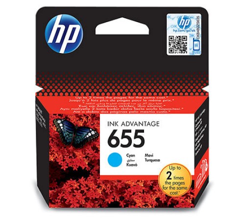 Картридж №655 CZ110AE cyan для HP DesignJet Advantage 3525/4615/4625/5525/6525 Original Картридж №655 CZ110AE cyan для HP DesignJet Advantage 3525/4615/4625/5525/6525 Original