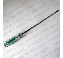 Отвертка магнитная хромированная 250mm (-)