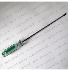Отвертка магнитная хромированная 250mm (-)