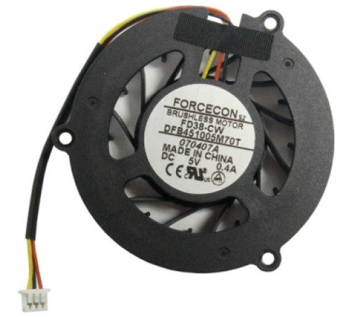 Вентилятор для MSI EX600 / MS163C / EX400 / VR630X / VR601 / MS1435 Вентилятор для MSI EX600 / MS163C / EX400 / VR630X / VR601 / MS1435