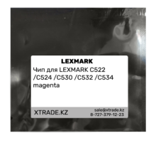 Чип для LEXMARK C522 /C524 /C530 /C532 /C534 magenta