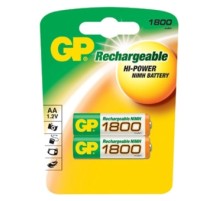 Батарейка аккумуляторная AA (GP180AAHC-2IL2/1800mAh/1.2V) пара