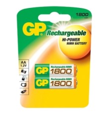 Батарейка аккумуляторная AA (GP180AAHC-2IL2/1800mAh/1.2V) пара