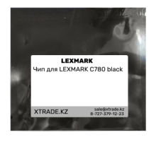 Чип для LEXMARK C780 black