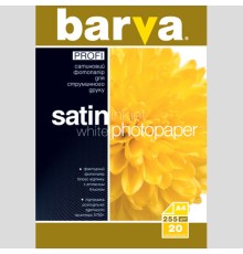255g А4 20л бумага BARVA PROFI Белый Сатин (IP-V255-028)