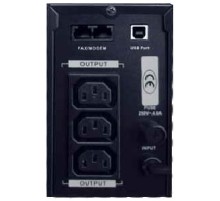 Линейно-интерактивный ИБП (Без аккумулятора) SantakUPS CPU, AVR, LCD display, 600VA/360W, 12V7AH, 120-240V, USB, RJ11/45, 305*85*140mm, 5.5kg, metal case, black (K600C)