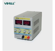 Блок питания Yihua 3010D мощный источник с плавной регулировкой выходного тока до 10 А при максимальном напряжении 30 В, что позволяет подключать к блоку нагрузку вплоть до 300 Вт.Максимальное напряжение: 30 В, максимальный ток:10 А, выходная мощность: до