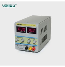 Блок питания Yihua 3010D мощный источник с плавной регулировкой выходного тока до 10 А при максимальном напряжении 30 В, что позволяет подключать к блоку нагрузку вплоть до 300 Вт.Максимальное напряжение: 30 В, максимальный ток:10 А, выходная мощность: до