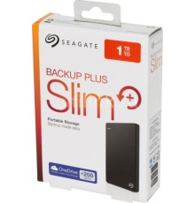 Портативный жесткий диск Seagate Backup Plus Slim 1TB Portable Storage, Backup made easy