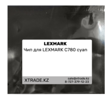Чип для LEXMARK C780 cyan