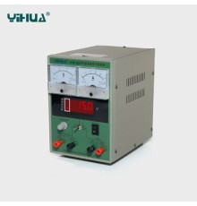 Блок питания Yihua1501T  Высокая стабильность, надежное качество и долговечность, способен обнаруживать сигналы мобильного телефона GSM, предназначен для обеспечения выходной мощности 0-15 В постоянного тока и проверки 0-99,9 В постоянного тока.широко исп
