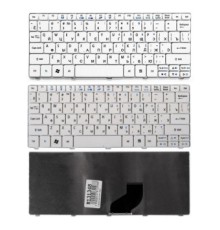 Клавиатура для ноутбука ACER 532h/d255/d260/d270, белая, рус.