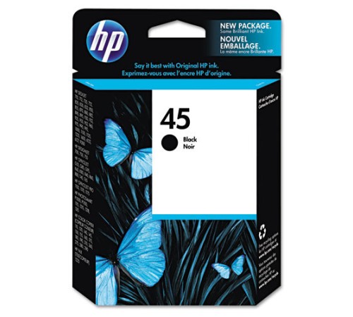 Картридж №45 51645A black для HP DJ 710/720/722/820/850/870/880 Original Картридж №45 51645A black для HP DJ 710/720/722/820/850/870/880 Original