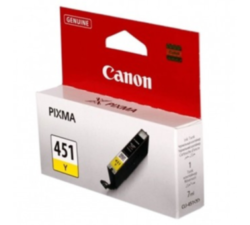 Картридж (CLI-451Y) yellow CANON Pixma iP7240/MG5440/MG6340/MX924 Original в Алматы