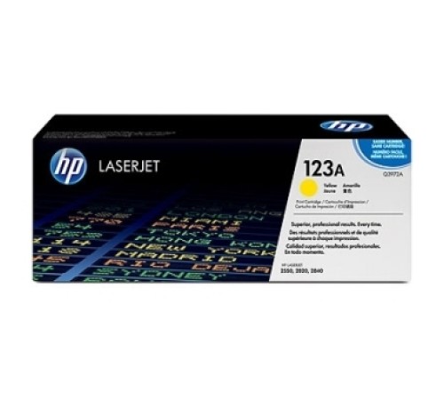 Картридж HP (Q3972A) yellow 123Y для Color LJ 2550 original Картридж HP (Q3972A) yellow 123Y для Color LJ 2550 original