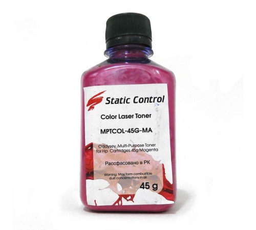 Тонер для HР UNIVERSAL STATIC CONTROL MPTCOLOR Magenta 45гр. Тонер для HР UNIVERSAL STATIC CONTROL MPTCOLOR Magenta 45гр.