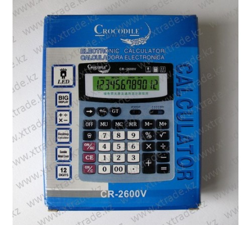 Калькулятор Crocodile CR-2600 Калькулятор Crocodile CR-2600