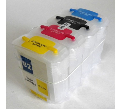 Картридж ПЗК №10-82 для HP Business Inkjet 1200 / 2300 / 2600 / 2800 / 3000 / Designjet 110 / 500 / 70 / 800 / Officejet 9110 / 9120 / 9130 / Pro K850 (C4844AE/C4911A/C4912A/C4913A)
