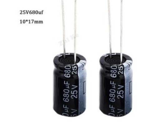 Конденсатор танталовый  680UF 25V (8*16)